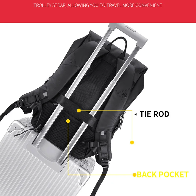 ARCTIC HUNTER Высокое качество Оксфорд + рюкзак из искусственной кожи USB порт для