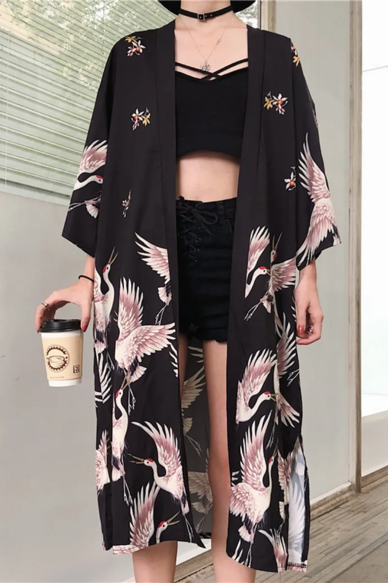 Женское атласное кимоно yukata винтажный костюм для выступлений традиционный