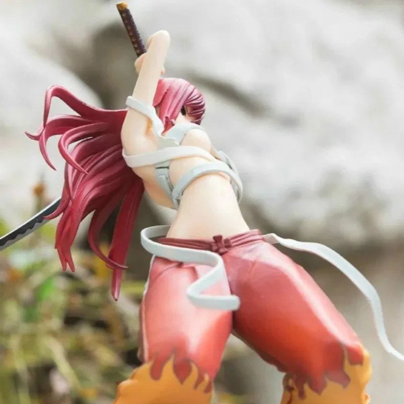 Сказочный хвост Erza Scarlet Muramasa клинок демона красная кисточка аниме модель