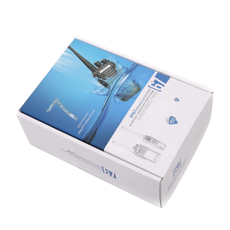 ABBREE AR W300 IP67 водонепроницаемый пыленепроницаемый UHF 400 480MHz 2200mAh CTCSS/DCS DTMF VOX Функция