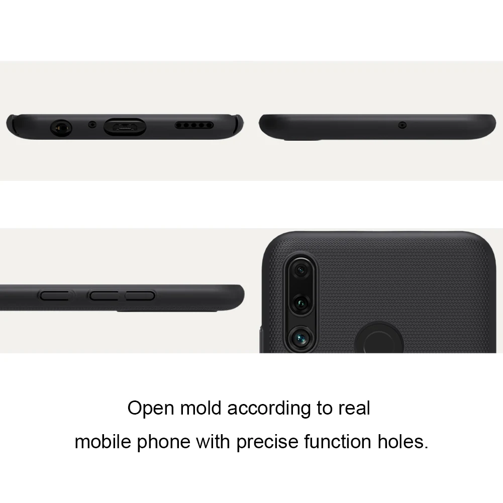 Матовый чехол Nillkin для Huawei P Smart + 2019/P Plus 2019 суперматовый защитный мобильного