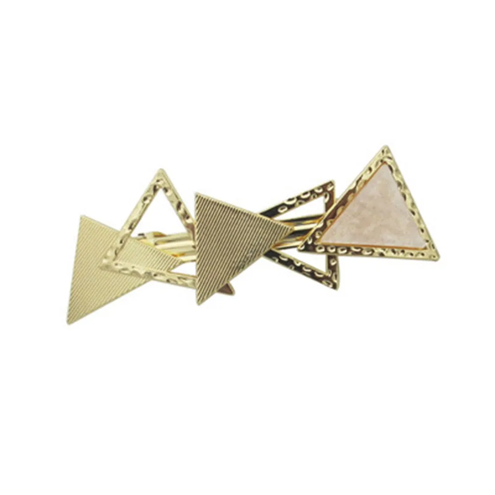 

1Pc Woman Geometric Hair Clip Acetic Acid Plate Hair Clip With Alloy Semi-Clip Hair Clip Barrettes Hair Accessories