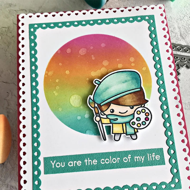 Стрелы прямоугольной формы рамки металла резки трафарет альбом скрапбукинга