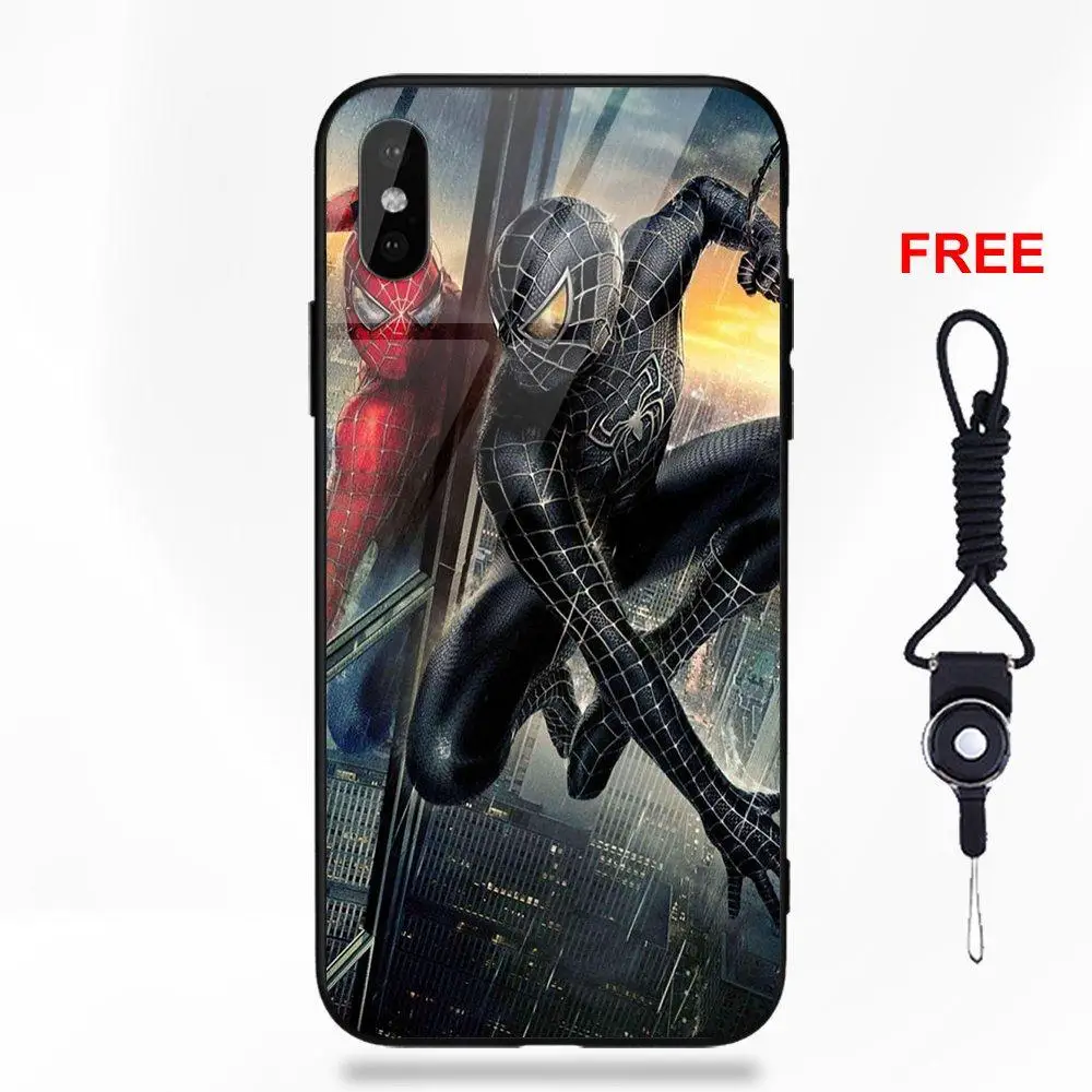 Vvcqod Comics Spider Man Venom для Apple iPhone 5 5C 5S SE 6 6S 7 8 Plus X XS Max XR Мягкий ТПУ оправа закаленное