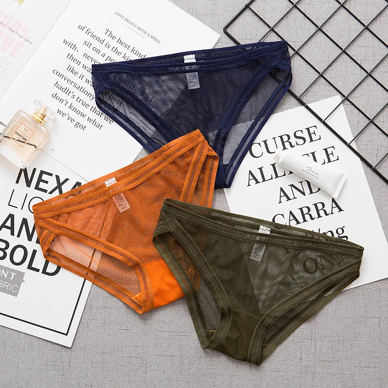2018 Нижнее белье Новый минималистский спортивный ветер трусы рыболовная сеть