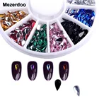 Капельки воды акриловые блестки на День святого Валентина многоцветные 12 цветов дизайн ногтей 3D украшения очаровательные шпильки шпилька ювелирные изделия Маникюрный Инструмент