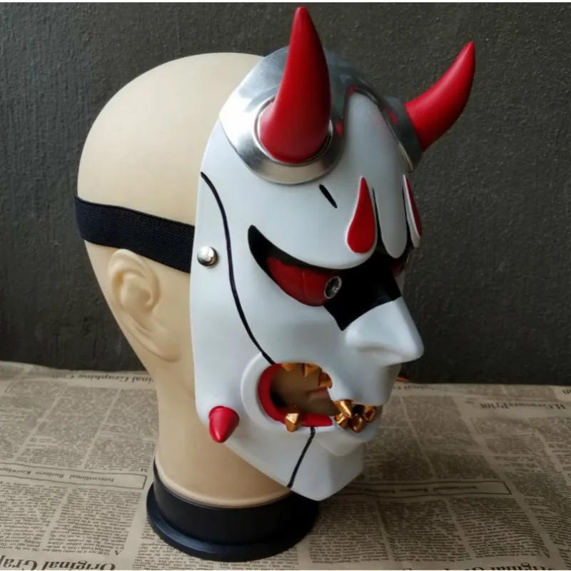 Маска ужасов для Хэллоуина Genji Skin они полимерные маски взрослых вечерние