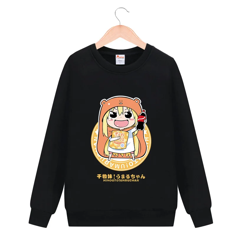 Аниме Himouto! Umaru-chan мультипликационный персонаж дома Умару Милый принт с капюшоном для косплейный костюм с капюшоном для мужчин и женщин куртка Повседневная Толстовка уличная - Цвет: 5