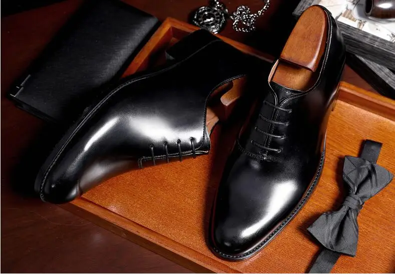 Туфли Goodyear мужские классические натуральная кожа на шнуровке винтажные Италия
