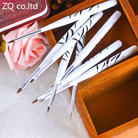 Щетка для ногтей 8 шт. сделай сам УФ-Гель-лак рисования магнитная ручка в горошек