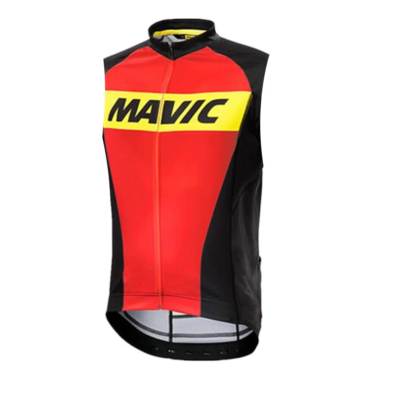 Mavic 2019 гоночный лето без рукавов Велоспорт одежда из Джерси для горного