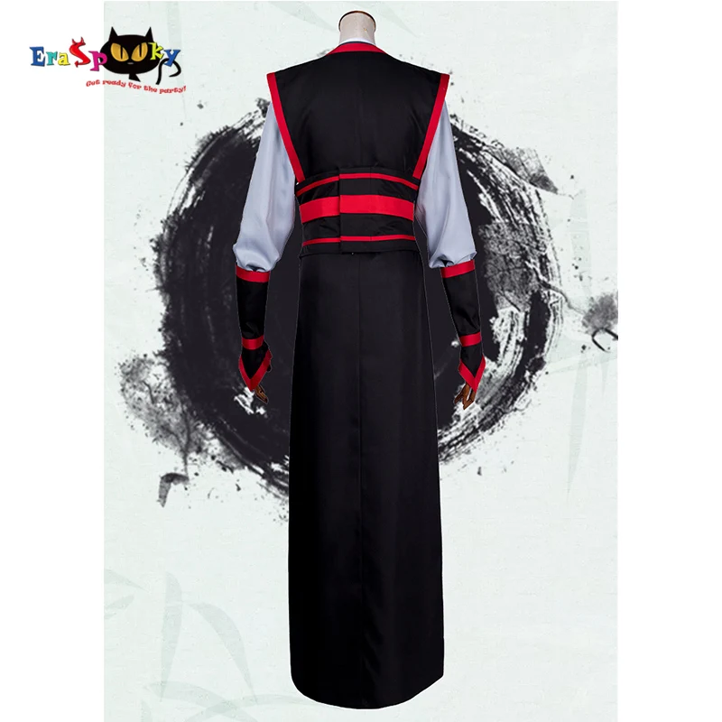 Eraspooky Mo Dao Zu Shi Cosplay - Wei Wuxian Young Grandmaster Costume for Men in Anime, Including Wig, Shoes, and Flute image 2