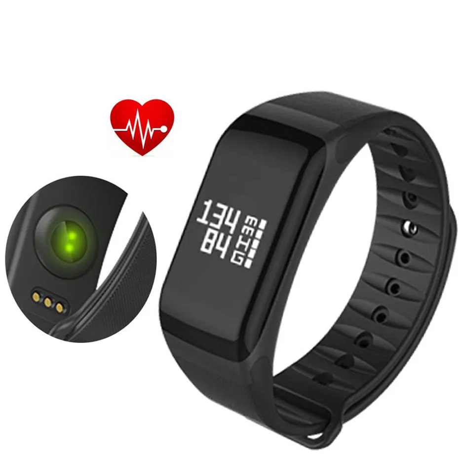 

Smart Bracelets Watch F1 Blood Pressure Monitor Sport Watch Fitness Tracker Waterproof Band Pedometer Wristband Smart Watch
