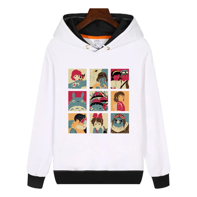 Толстовка для Totoro Princess Mononoke Spirited Away мужские и женские толстовки уличная одежда