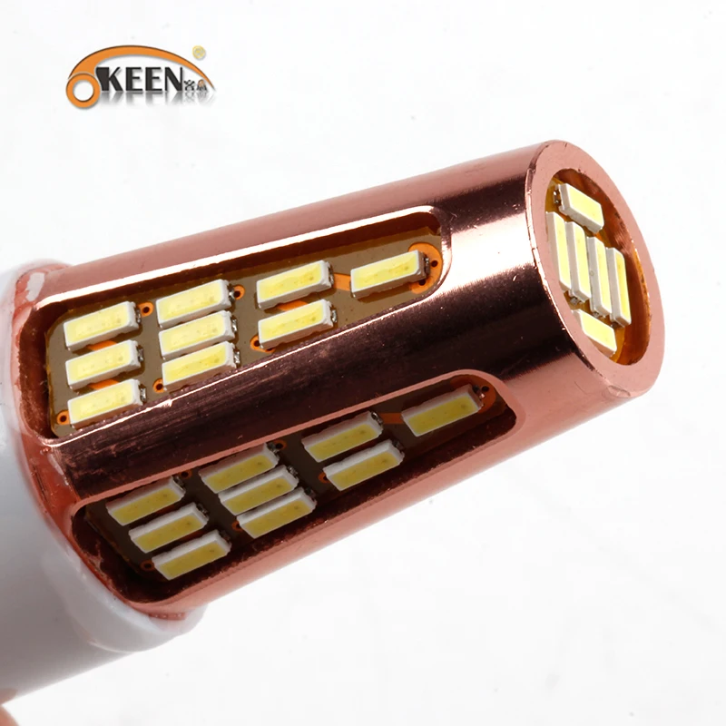 OKEEN High Power 12V 3014 Led 51SMD T20 7440 7443 LED Bulbs Canbus White Color Auto Reverse Light Signal For All Cars | Автомобили и