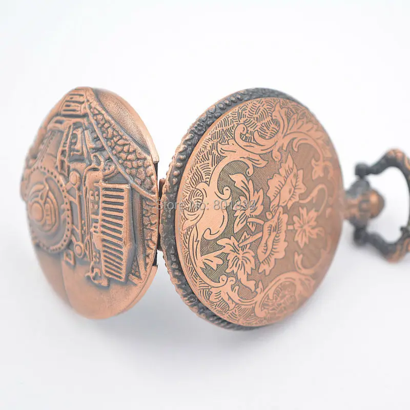 Винтажные мужские/женские кварцевые карманные часы со шлейфом и цепочкой H005|pocket