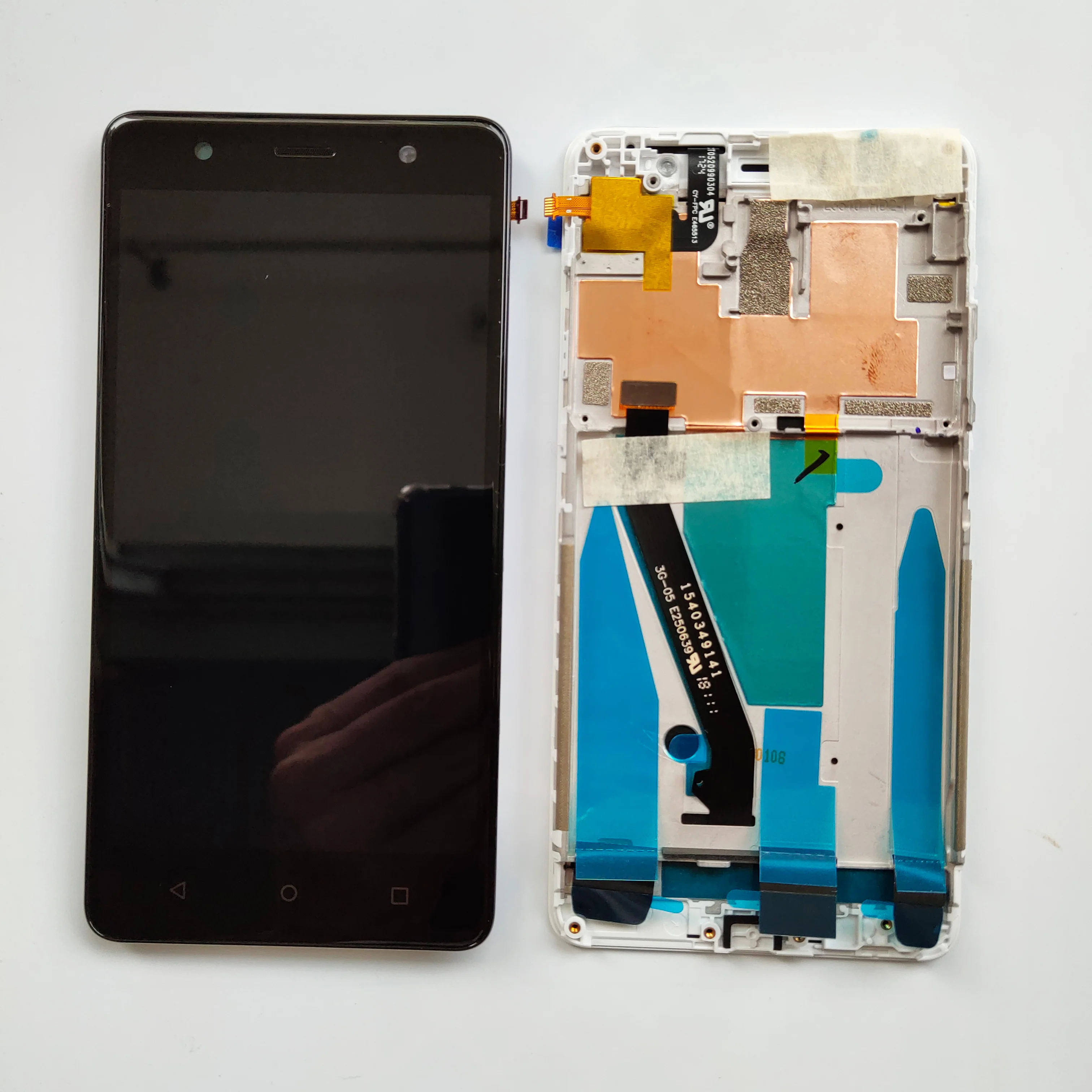 Оригинальный черный/белый жк дисплей для Lenovo K8 Plus дигитайзер сенсорного экрана
