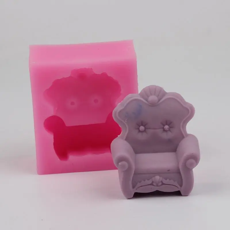 Художественная работа украшения 3D силиконовые формы для дивана домашние рукодельные украшения торт шоколадное кресло ручной работы силиконовая форма для мыла