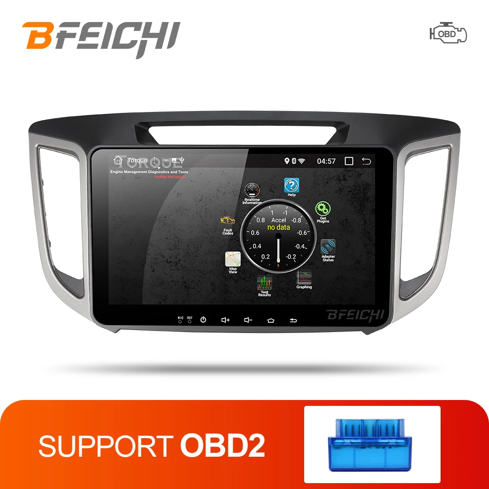 Bfeichi 10 1 дюймов android 7 автомобильный dvd gps плеер для hyundai IX25 CRETA Автомобильный Радио