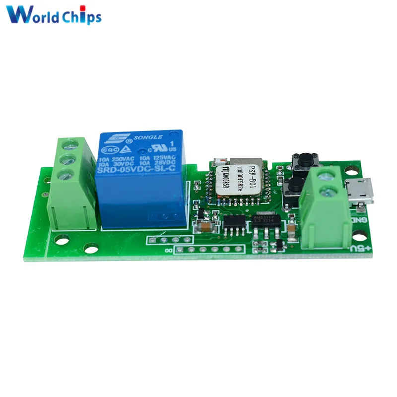 Wi Fi Беспроводной смарт переключатель релейный модуль для умного дома Apple Android