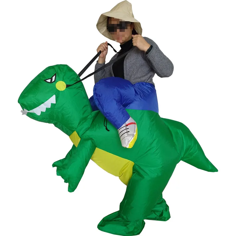 Надувной костюм динозавра для Хэллоуина взрослых мужчин карнавала вечеринки