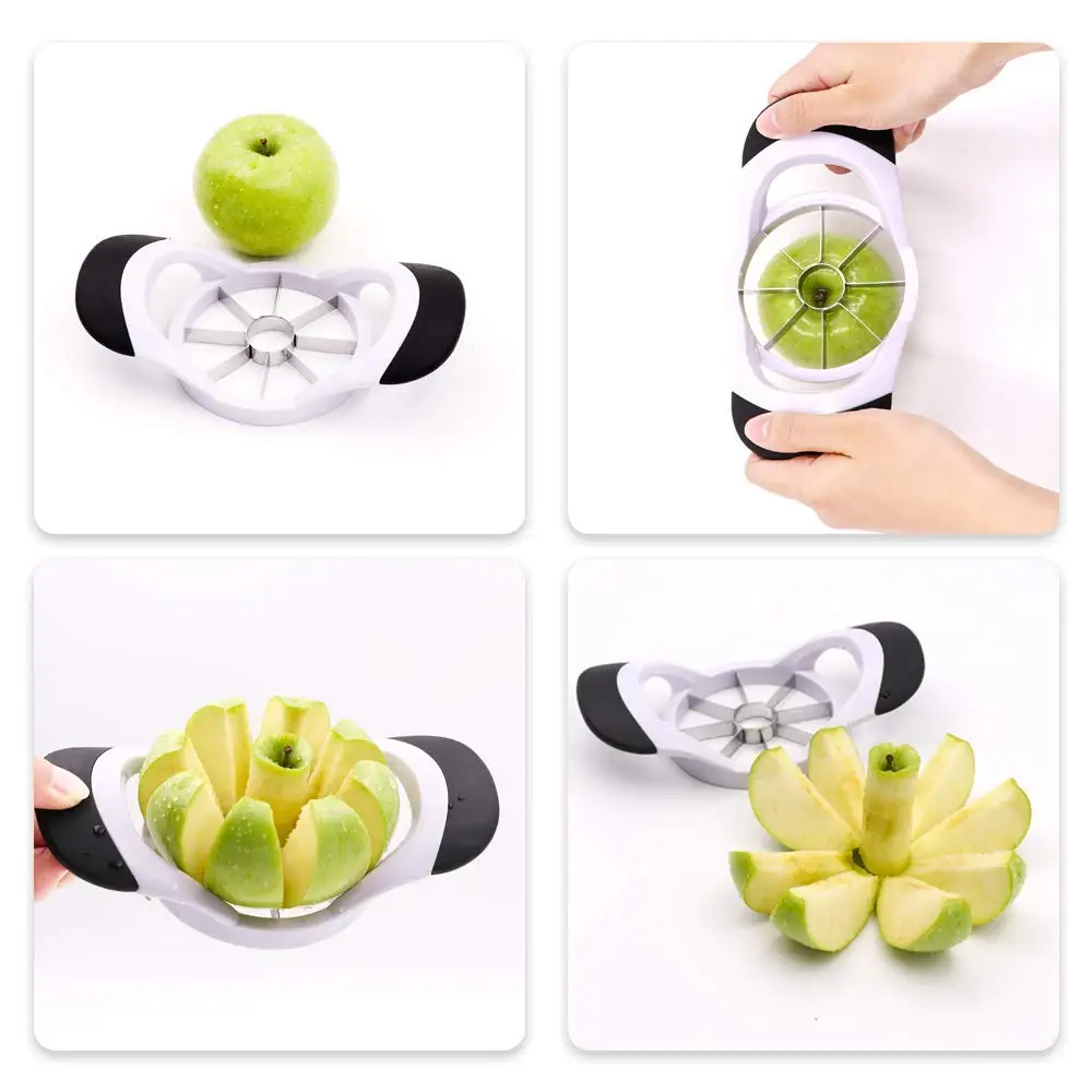 8 шт. яблокорезка фруктов и корер нержавеющая сталь Ультра острый яблочный weddger