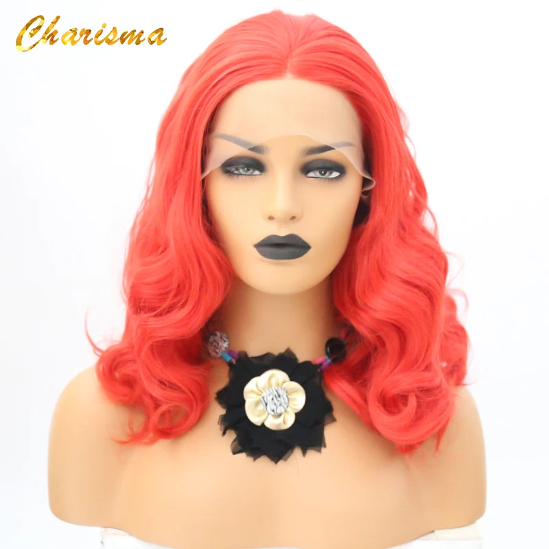 Парики из синтетического кружевного фронта Charisma Body Wave с естественной линией