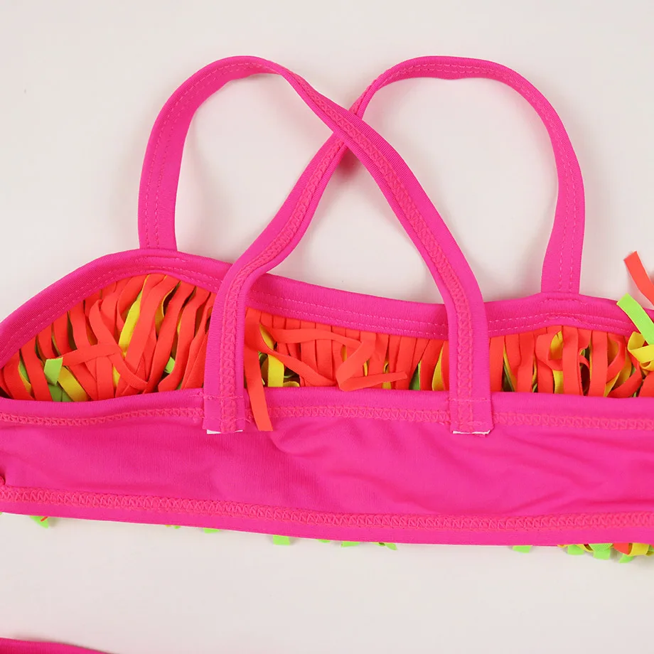 Купальный костюм с бахромой для девочек 4-14 лет | Спорт и развлечения