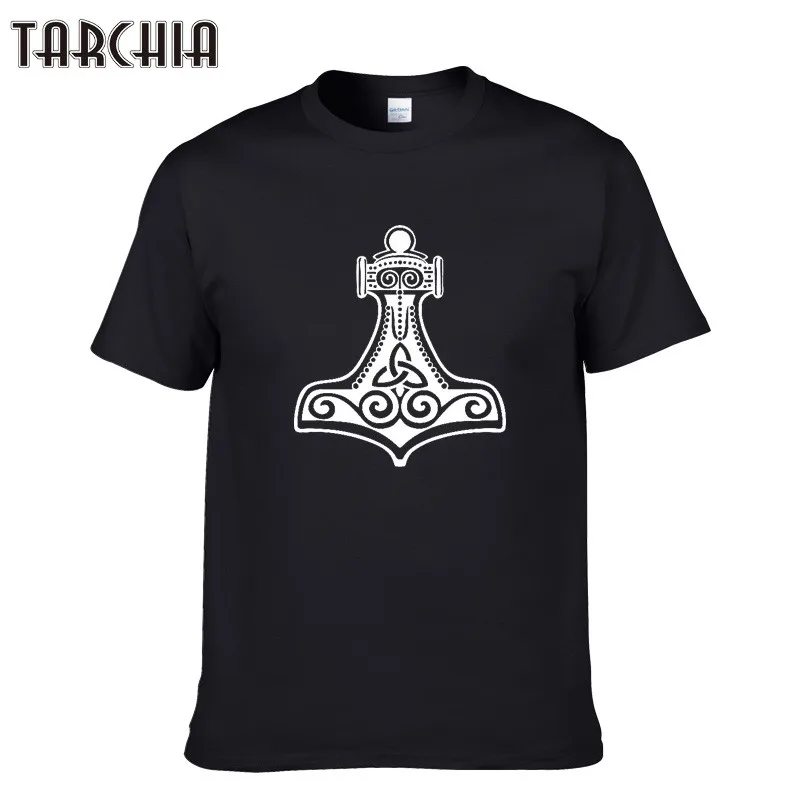 Футболка TARCHIA мужская с круглым вырезом стильная тенниска в стиле хип-хоп