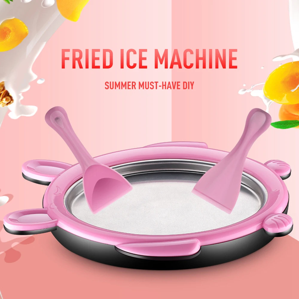 Новинка 2019 мини машина для мороженого мультяшный инструмент жарки йогурта