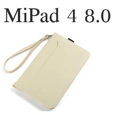 Для Xiaomi Mi Pad 4 Plus 10," Tabelt чехол роскошный бизнес флип кожаный смарт-чехол с подставкой для Xiaomi Mi Pad 4 8,0 дюймов - Цвет: MiPad 4 8.0 RiceWhit