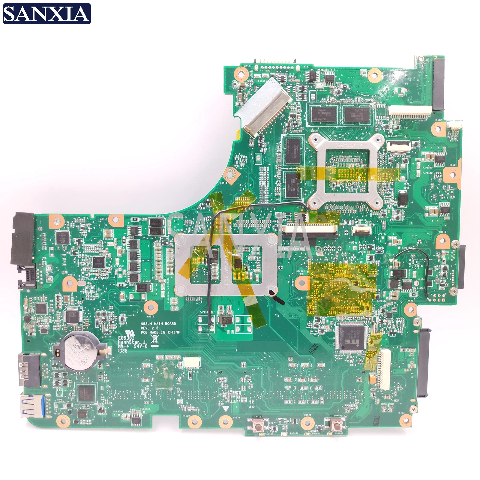 Материнская плата KEFU N53JN для ноутбука ASUS N53JG N53JF N53JL оригинальная материнская 100%
