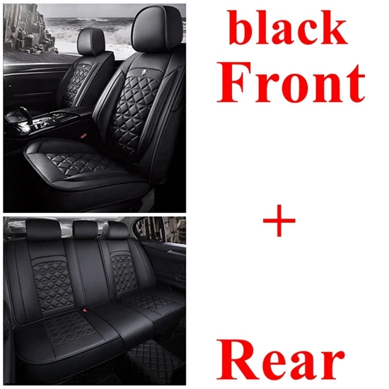 black standard Dingdian чехол для автокресла для Renault Duster Latitude Clio Sandero Koleos Kadjar Logan Talisman Espace Kangoo Laguna Fluence - Название цвета: black standard