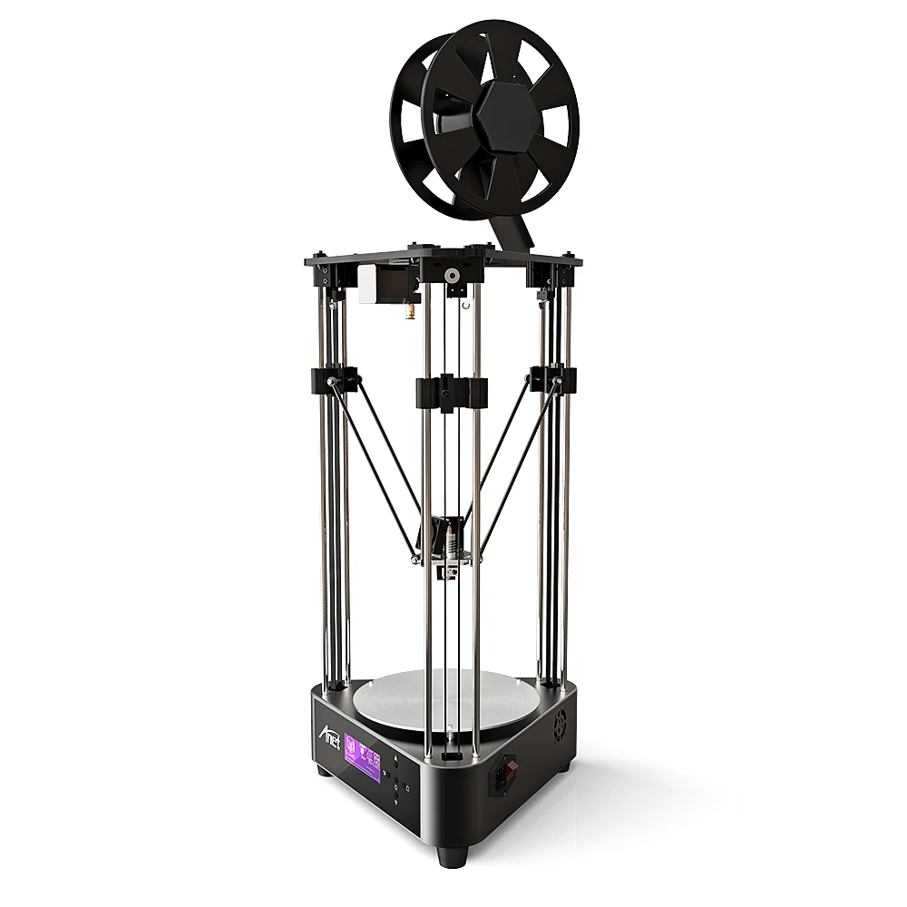 ANET A4 3D принтеры быстро Установка алюминиевый сплав Delta DIY комплект с ЖК дисплей
