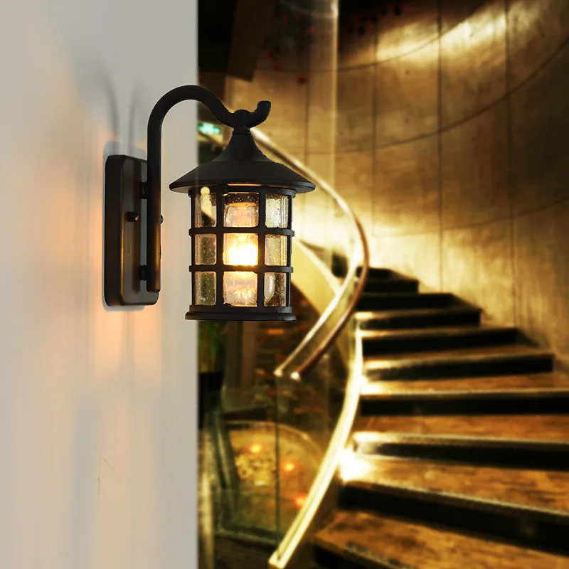 Водонепроницаемый уличный настенный светильник в Европейском стиле