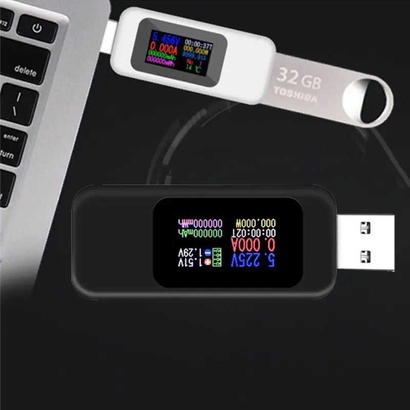 USB OLED Current Voltage Test Meter Power Capacity Measuring Household Tester Accurate Instrument For Electric Appliance | Инструменты
