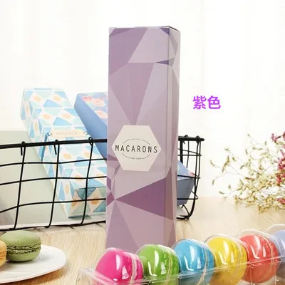 kawaii maracon, упаковочные коробки, Роскошные, для выпечки, макароны, ламинирующая коробочка для кондитерских изделий, шоколадная коробка для конфет, цветочный узор, подарочные футляры - Цвет: 11