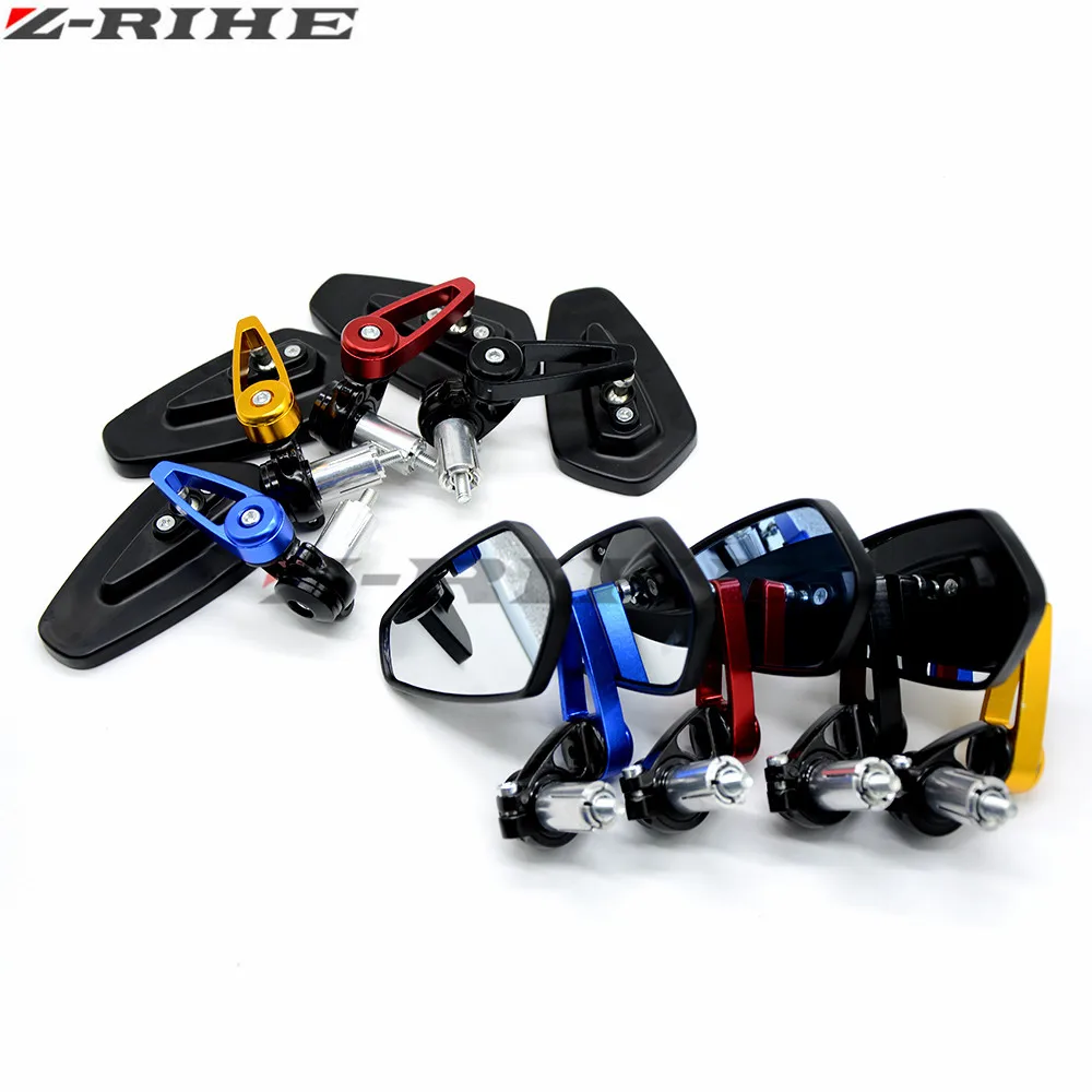 universal Motorcycle Bar End rearview Mirrors 22mm 7/8&quot for Kawasaki Ninja ZX-6R ZX6R 2005-2008 ZX-10R ZX10R 2004-2007 2006 2005 |