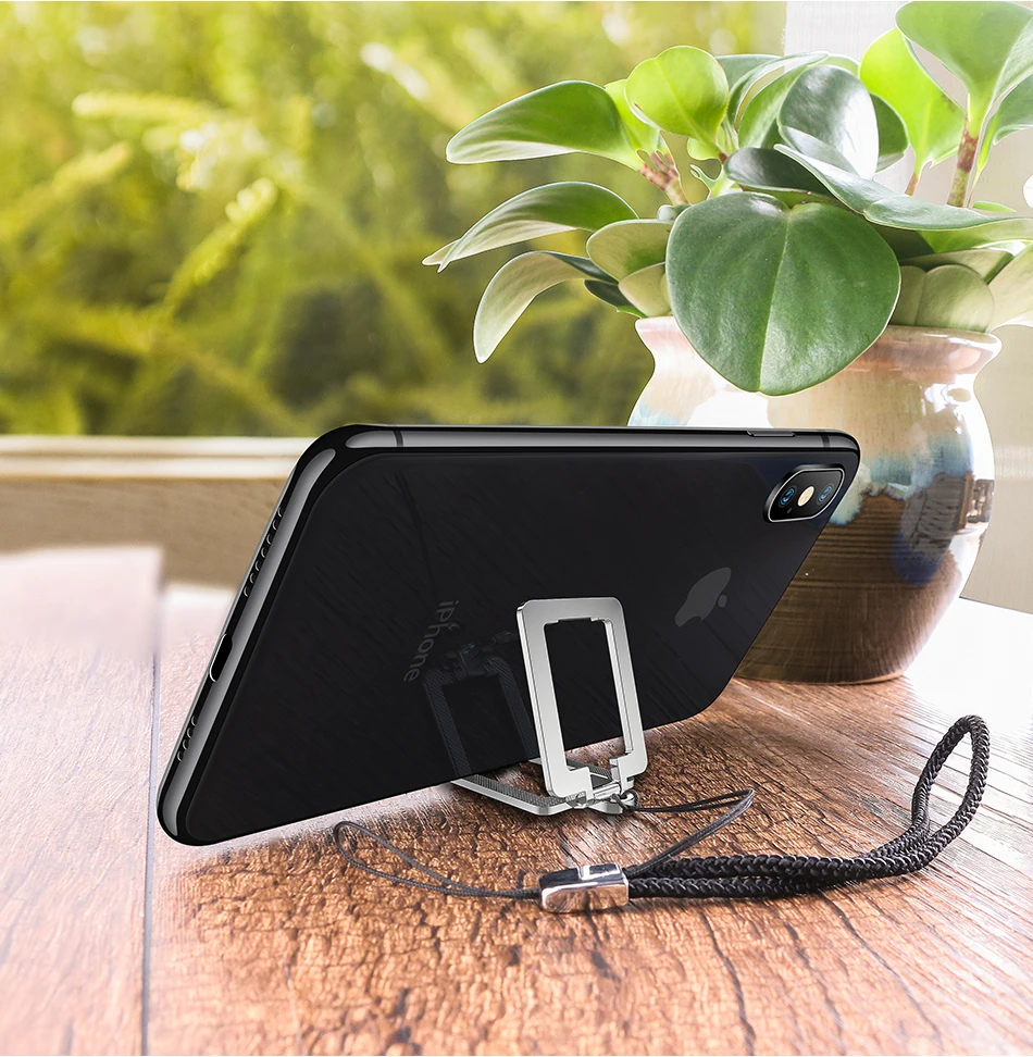IHaitun 2в1 Настольный держатель для мобильного телефона Подставка для iPhone XS MAX XR X настольное крепление кольцо для Xiaomi samsung huawei движущийся ремешок