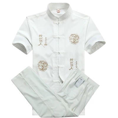 Традиционная китайская одежда для мужчин брюки мужской костюм танга