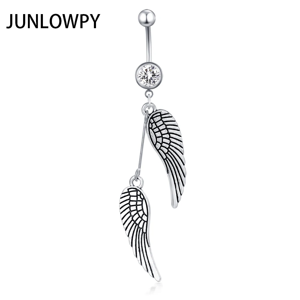 JUNLOWPY Mix 9 видов стилей 30 шт. висячие кольца для пупка винт стержень тела ювелирные