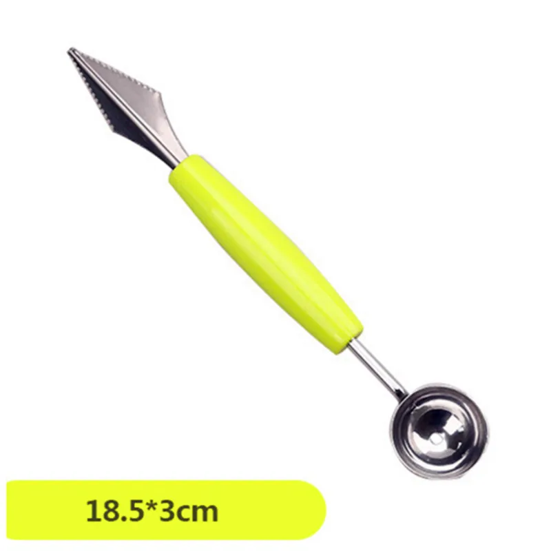 2in1 Dual-head ложка для мороженого фруктовый шар резьба Ножи киви Waterlemon Scoop нож дыни