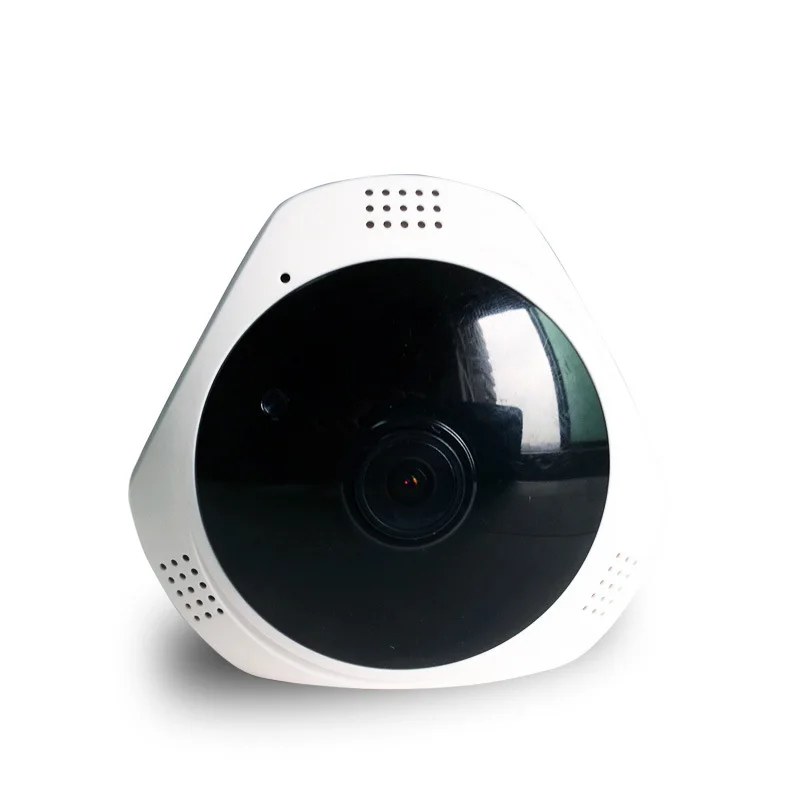 Панорамная IP камера рыбий глаз Wifi Камера Встроенная аудио полный обзор широкий