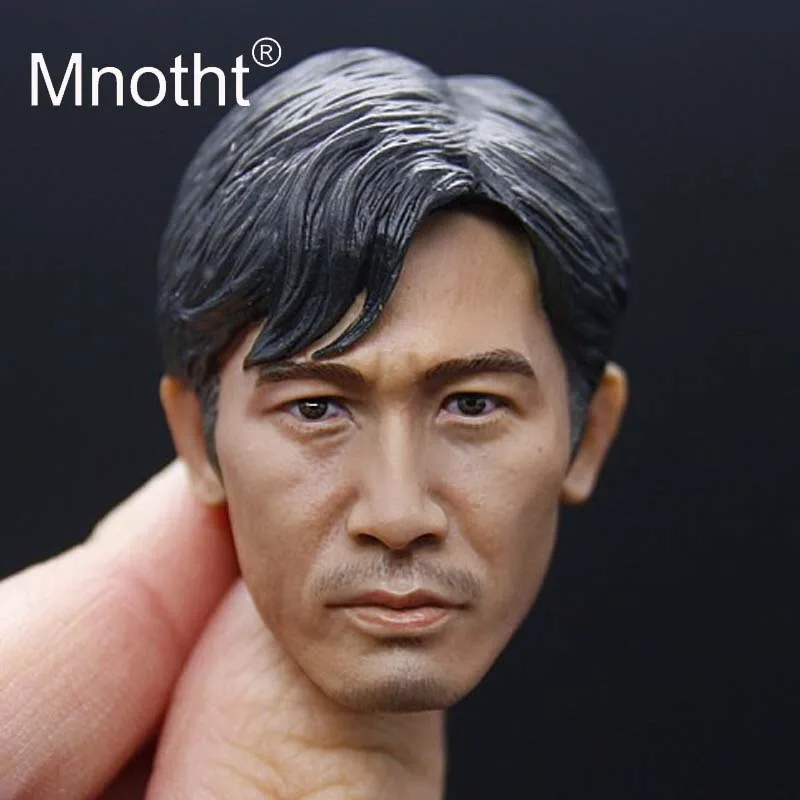 

Infernal Affairs Leung Tong 1/6 Scale Male Soldier Resin Head Sculpt Model for 12inch Action Asia Figure Toys Collection Mnotht