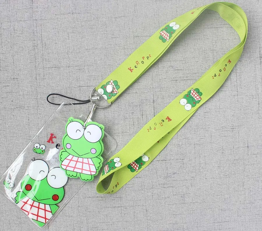 Keroppi ID Талреп Бейдж держатель чехол для карты шеи подписи ПВХ 20 шт