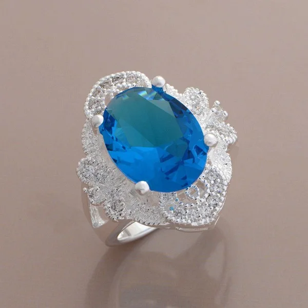 Оптовая продажа высококачественные посеребренные модные ювелирные кольца WR-742 |