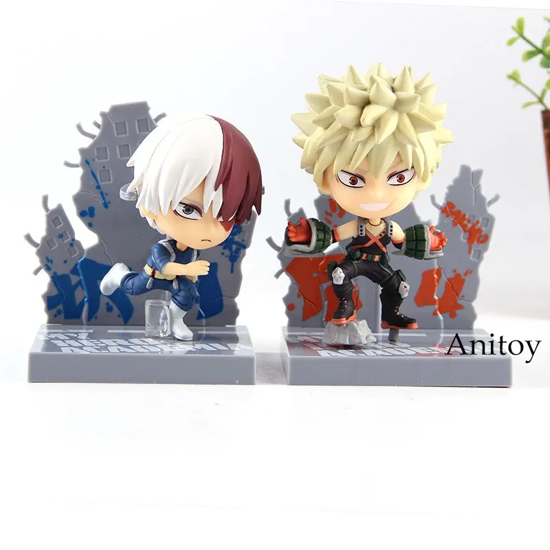 Kyun Chara My Hero Academy фигурка бакугоу кацуки Todoroki Shoto izku Midoriya фигурка героя ПВХ Коллекция Модель игрушки