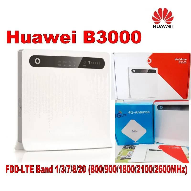 Vodafone B3000(Huawei B593s 22) LTE 4G беспроводной маршрутизатор CPE с поддержкой FDD800/900/1800/2100/2600
