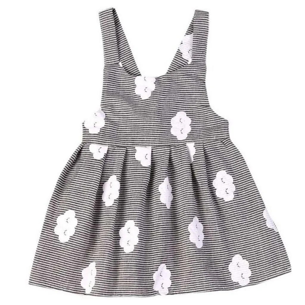 Vestidos/платье для девочек Детские платья летнее пляжное платье без рукавов на