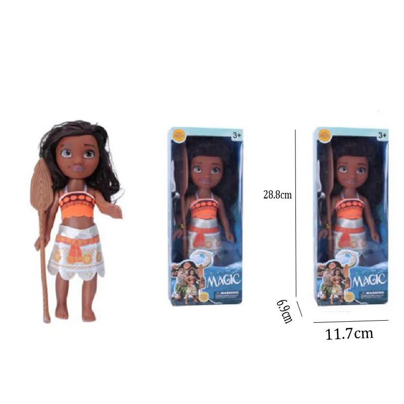 1 шт. мультфильм принцесса Moana ПВХ фигурка аниме Моана дисплей коллекция Jouet Дети